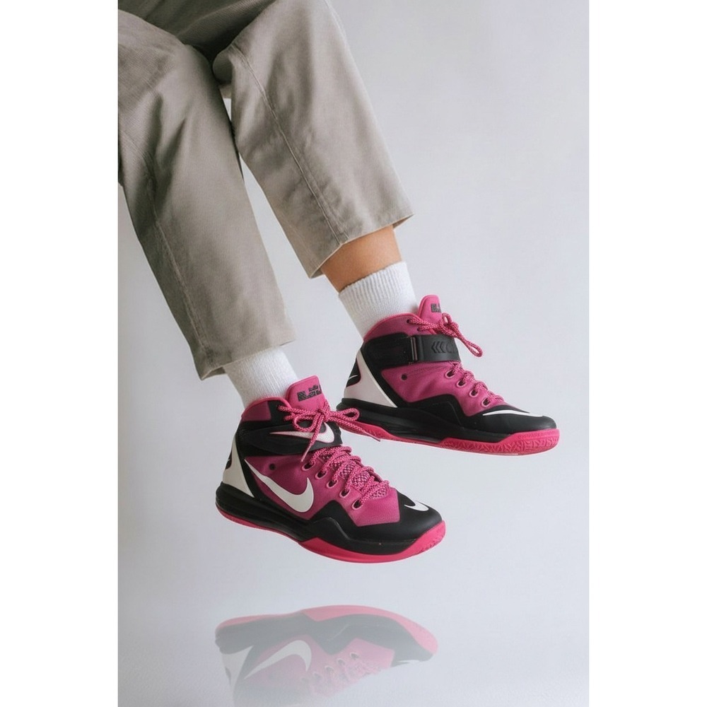 Nike LeBron Soldier 8 Think Pink Kay Yow Basketball Shoes Pink Black‎ Size 8